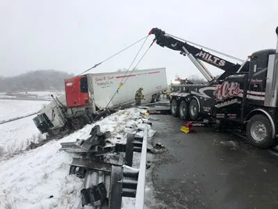 Hilt’s Garage offers 24-hour towing and wrecker service.